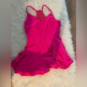 American Threads size small super cute bright pink romper